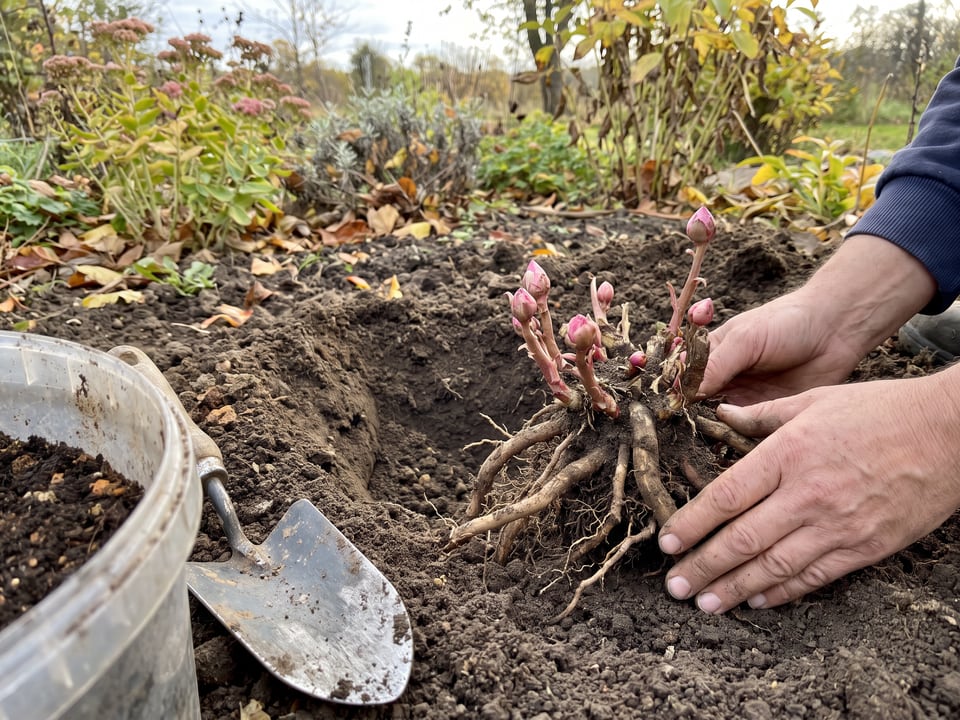 How to plant peonies: depth, sun and spacing